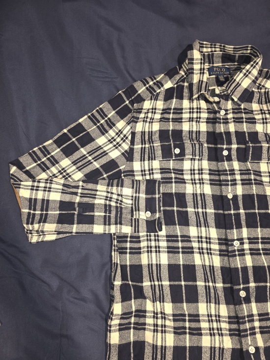 Polo Ralph Lauren Other - Polo by Ralph Lauren Men’s Black & White Plaid Flannel Shirt